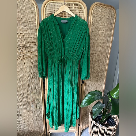 anthropologie allene shimmer maxi dress - Picture 5 of 10